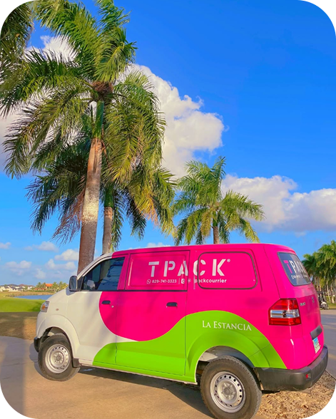 Vehículo de entrega TPACK en La Estancia