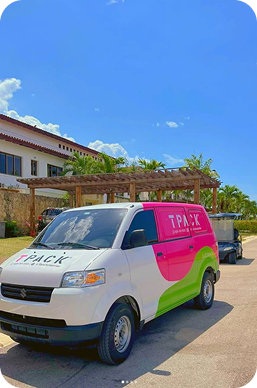 Vehículo de entrega de Operadora Tritón SRL